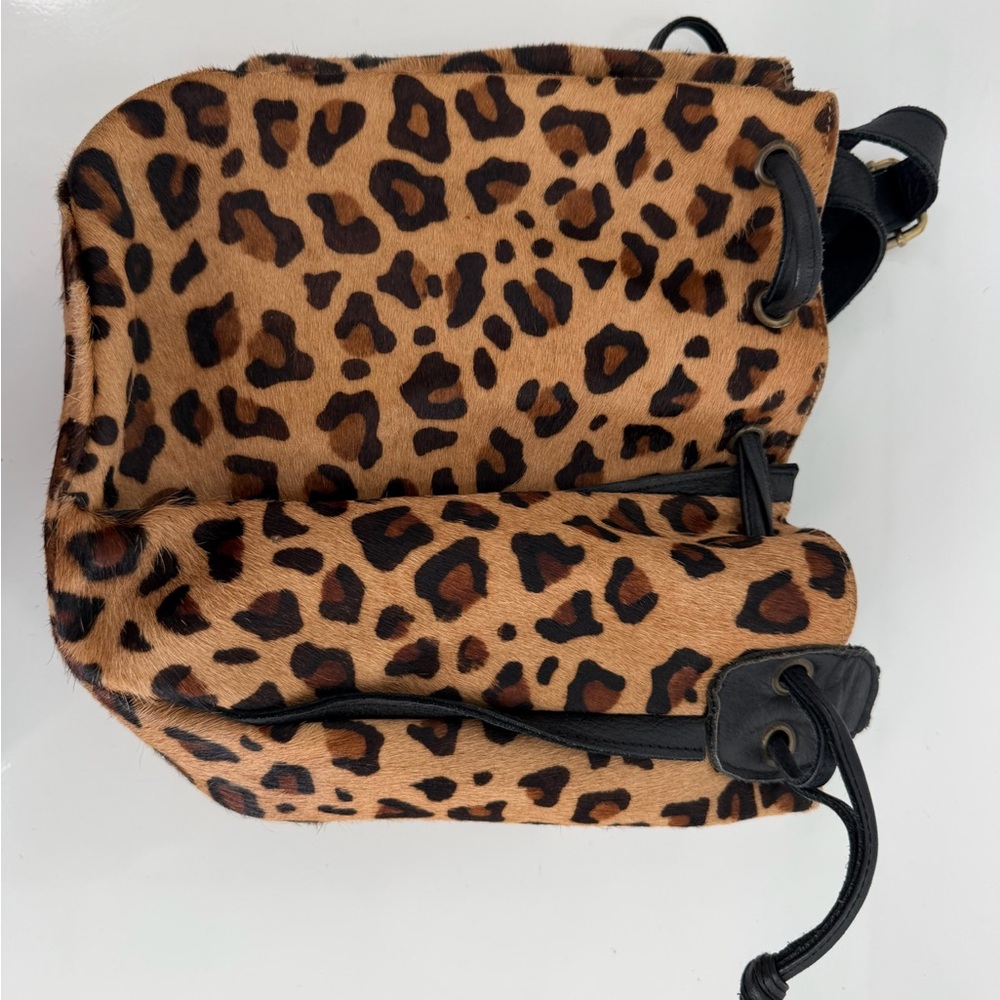 Cleobella Leopard Print Backpack - image 2